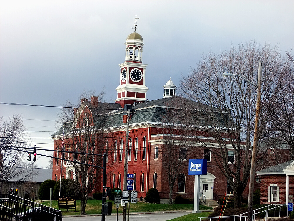 District Superior Court House In Houlton Maine 